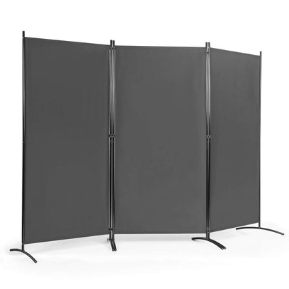 GiantexUK Foldable 3-Panel Room Divider, Movable Wall Privacy Separator