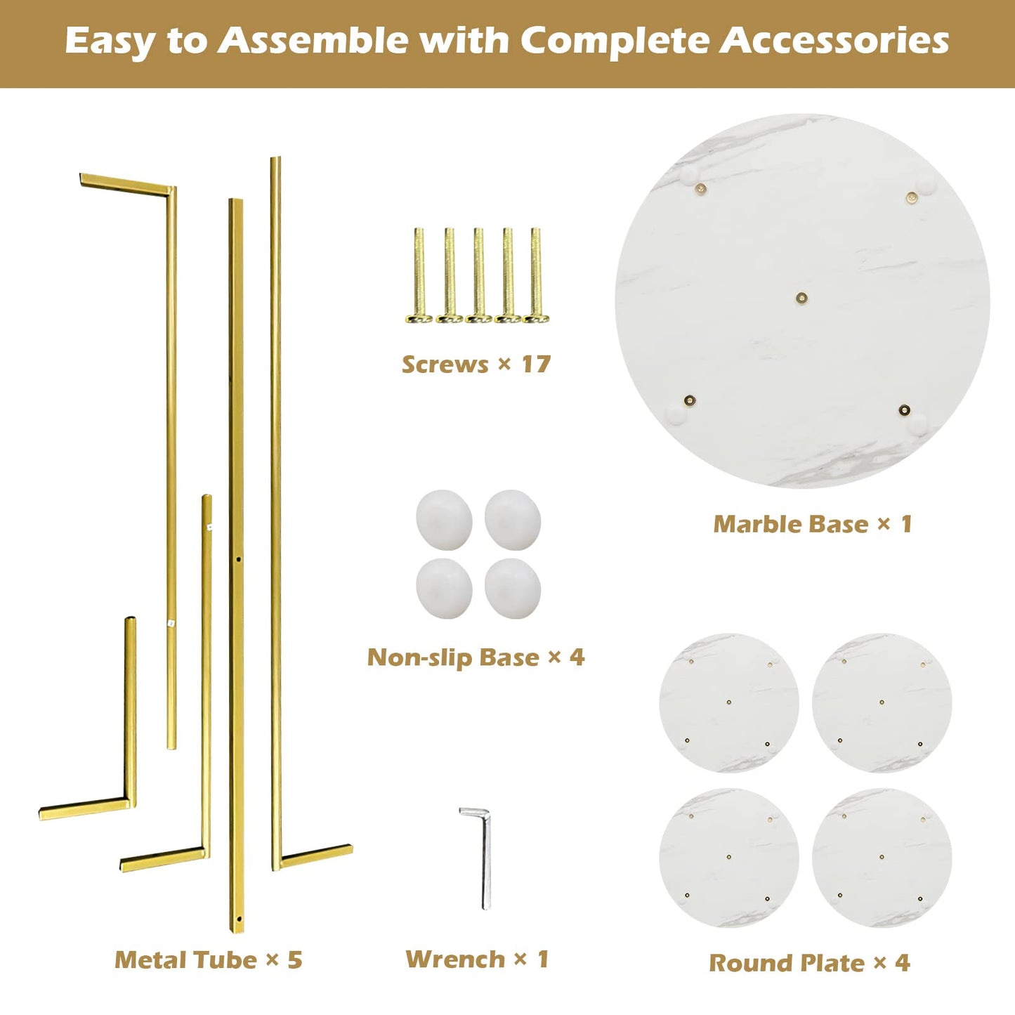 GiantexUK 5-Tier Plant Stand, Corner Tall Flower Rack with Non-slip Foot Pads, 40x40x124cm