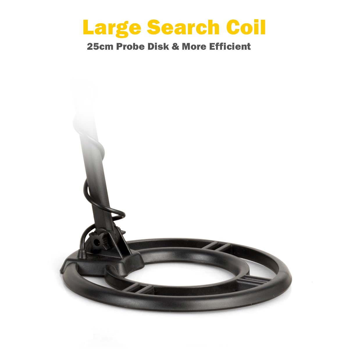 GiantexUK Metal Detector, Adjustable High Accuracy Detector Kit with 25CM Waterproof Search Coil