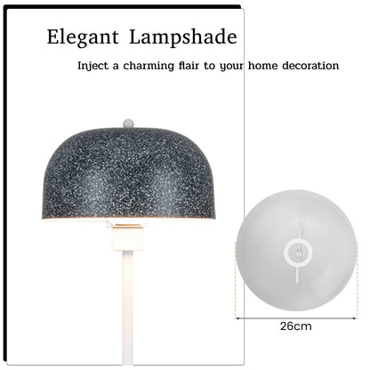 GiantexUK Floor Lamp, Standing Corner Lamp with Faux Terrazzo Lampshade, Foot Switch, Weighted Base & E27 Socket