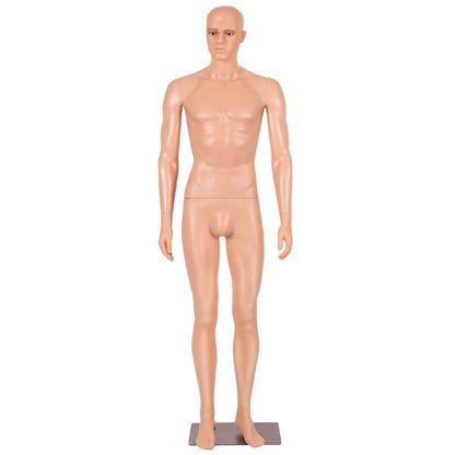 GiantexUK 184cm Male Mannequin, Detachable Full Body Dress Form with Metal Base