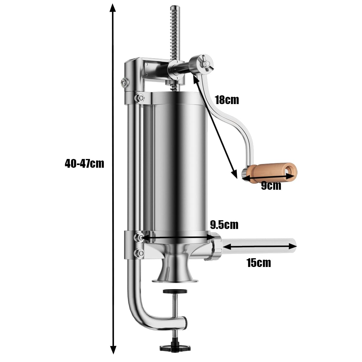 GiantexUK 1.5L Stainless Steel Sausage Stuffer