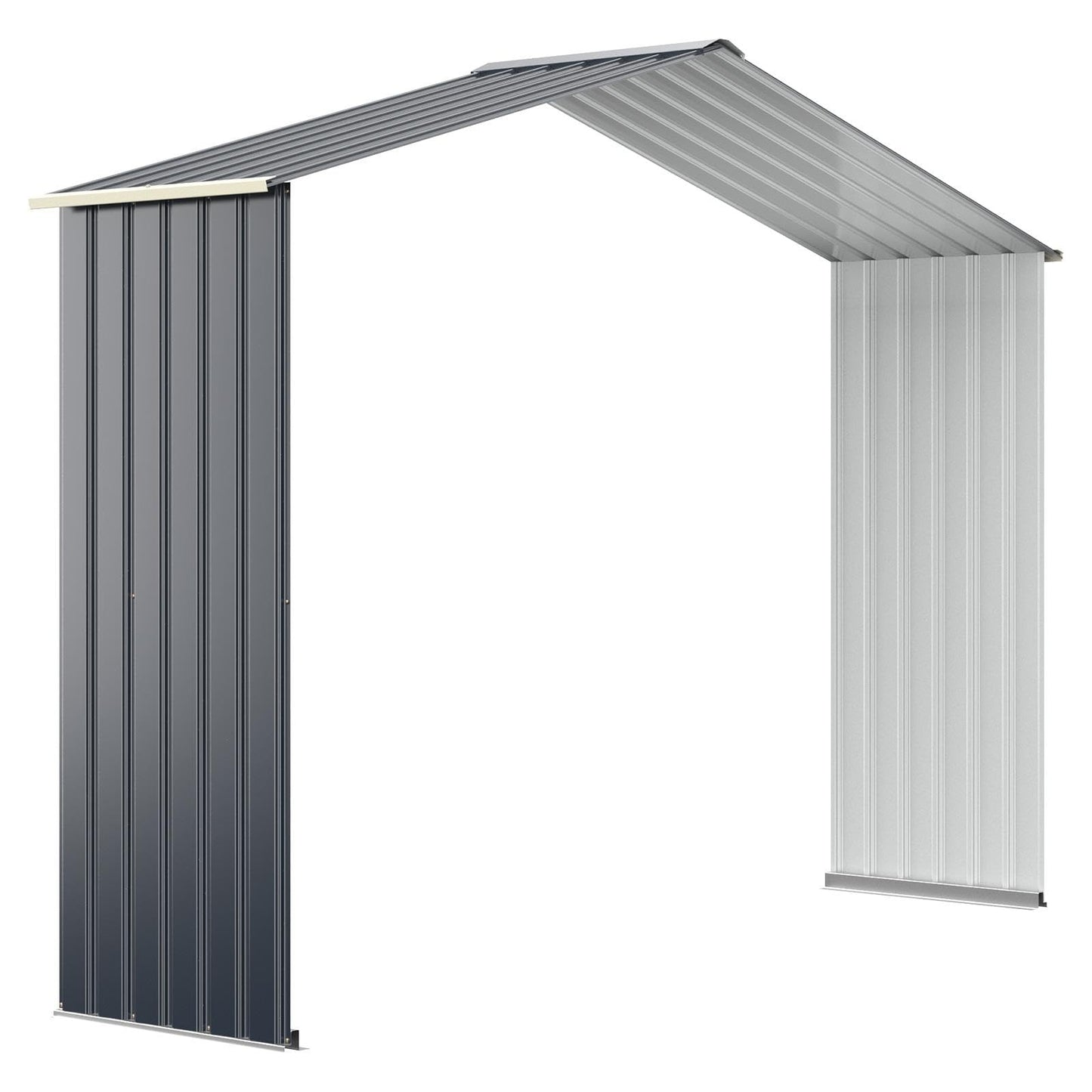 GiantexUK 9x6FT Metal Garden Shed and Extension Kit