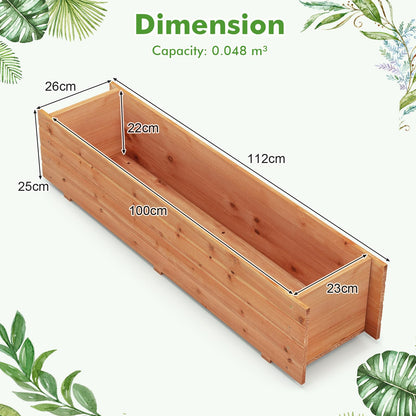 GiantexUK Wooden Garden Planter