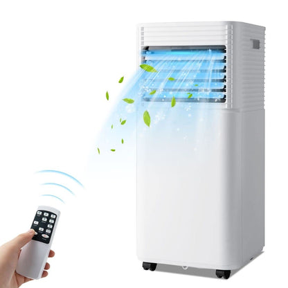 GiantexUK Portable Air Conditioner, 9000BTU 4 in 1 Mobile Evaporative Cooler, Dehumidifier, 2 Speed Cooling Fan with Digital Screen