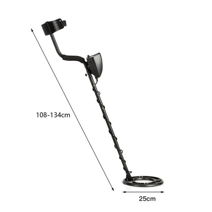 GiantexUK Metal Detector, Adjustable High Accuracy Detector Kit with 25CM Waterproof Search Coil