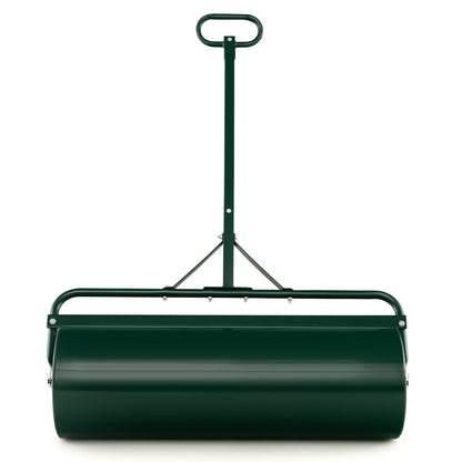 GiantexUK 63L Garden Lawn Roller, Water/Sand Filled Lawn leveller with Scraper Drum & Removable Drain Plug (T-Handle)