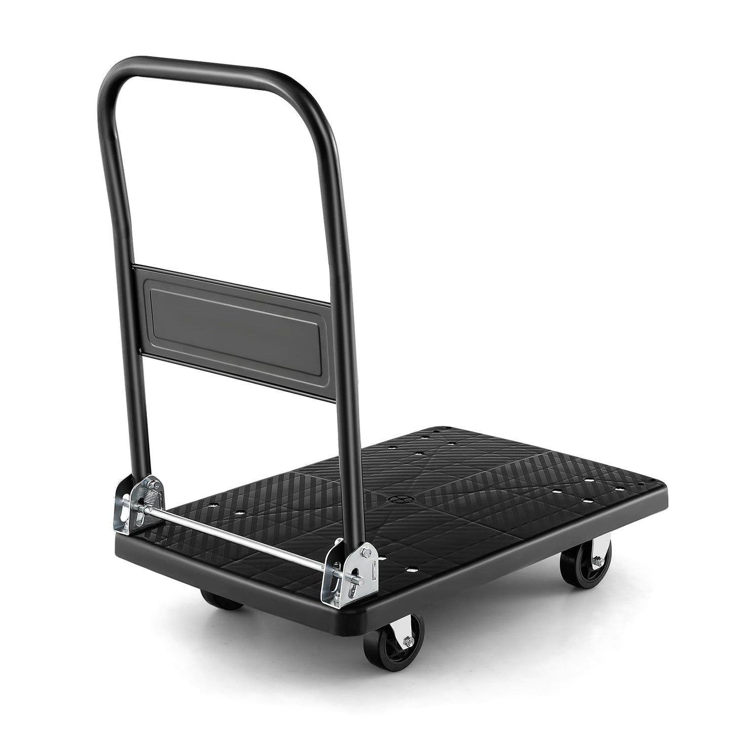 GiantexUK 200KG Folding Platform Trolley (72x48x81cm, 200kg)