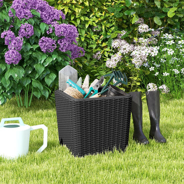 GiantexUK Garden Storage Box, Waterproof Deck Boxes with Removable Sit-on Lid