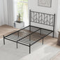 3FT/4FT6 Platform Bed Frame, Single/Double Slatted Mattress Foundation with Under Bed Storage