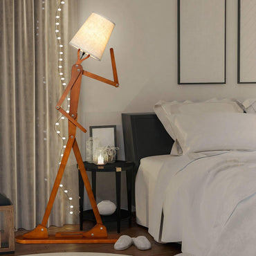 GiantexUK Humanoid Floor Lamp, Corner Decorative Standing Lamp with E27 Socket