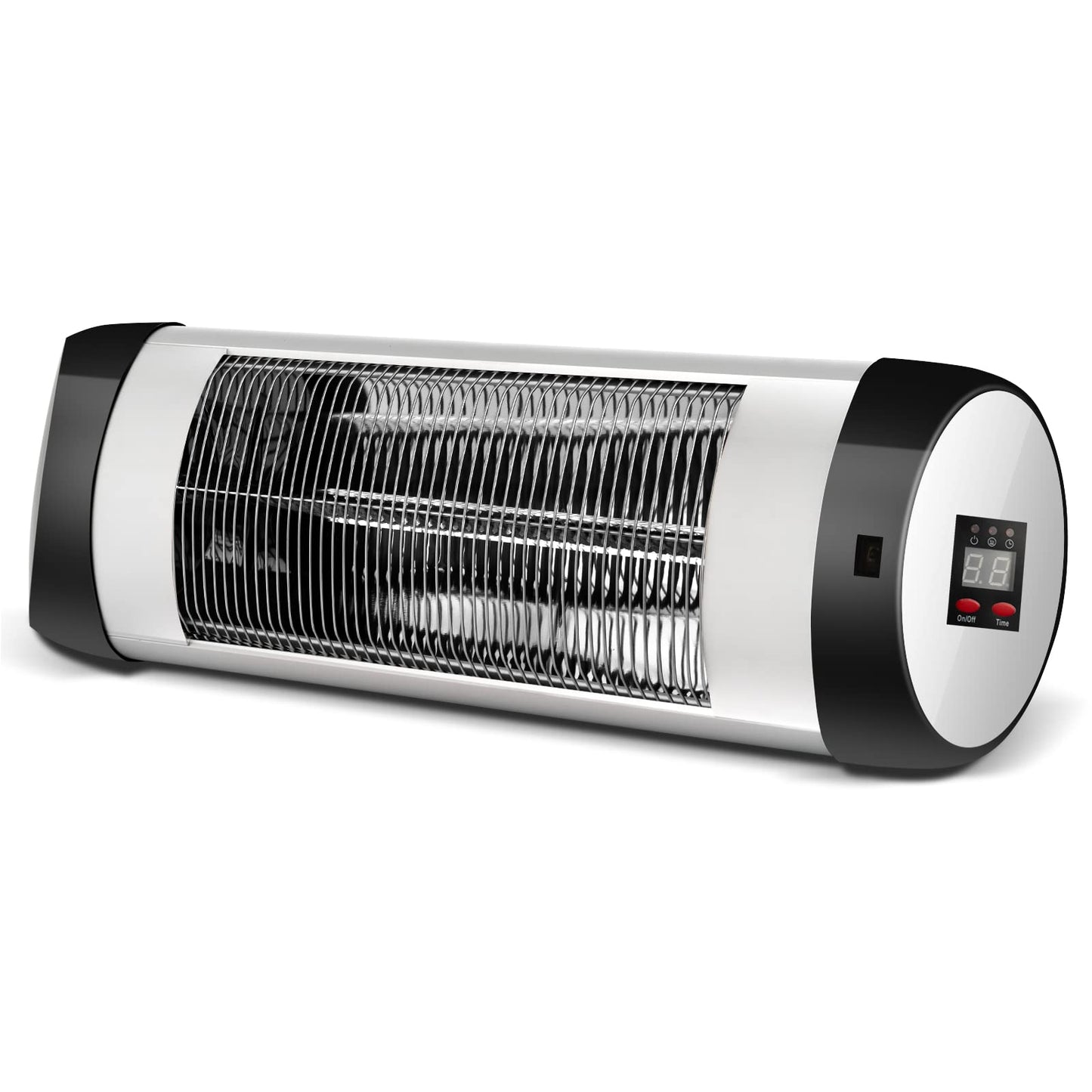 GiantexUK Wall-Mounted Patio Infrared Heater, 3 Modes Electric Warmer with LED Display