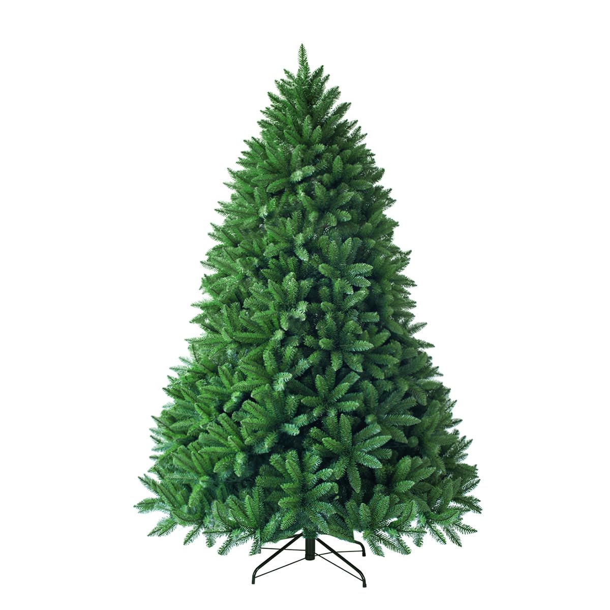 6FT Pre-lit Christmas Tree, Artificial Green Xmas Trees with 8 Lighting Modes