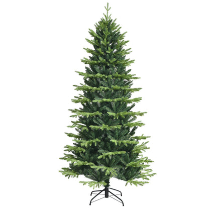 Unlit Xmas Decorative Tree for Indoor Holiday Festival (1462 PVC&PE Tips, 180x98cm)