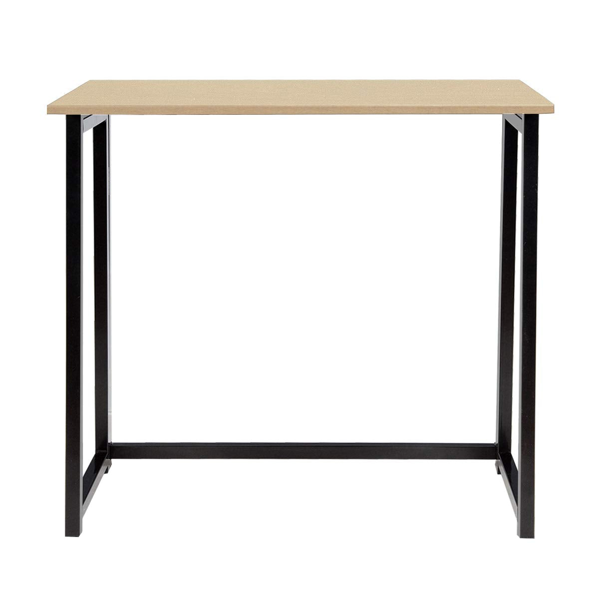 Folding Computer Desk, No-Assembly Simple PC Laptop Table Writing Workstation, 80 x 45 x 74cm