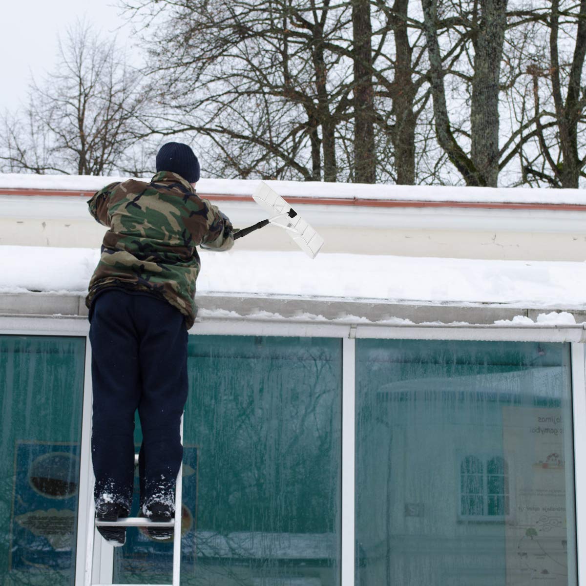 GiantexUK Snow Roof Rake