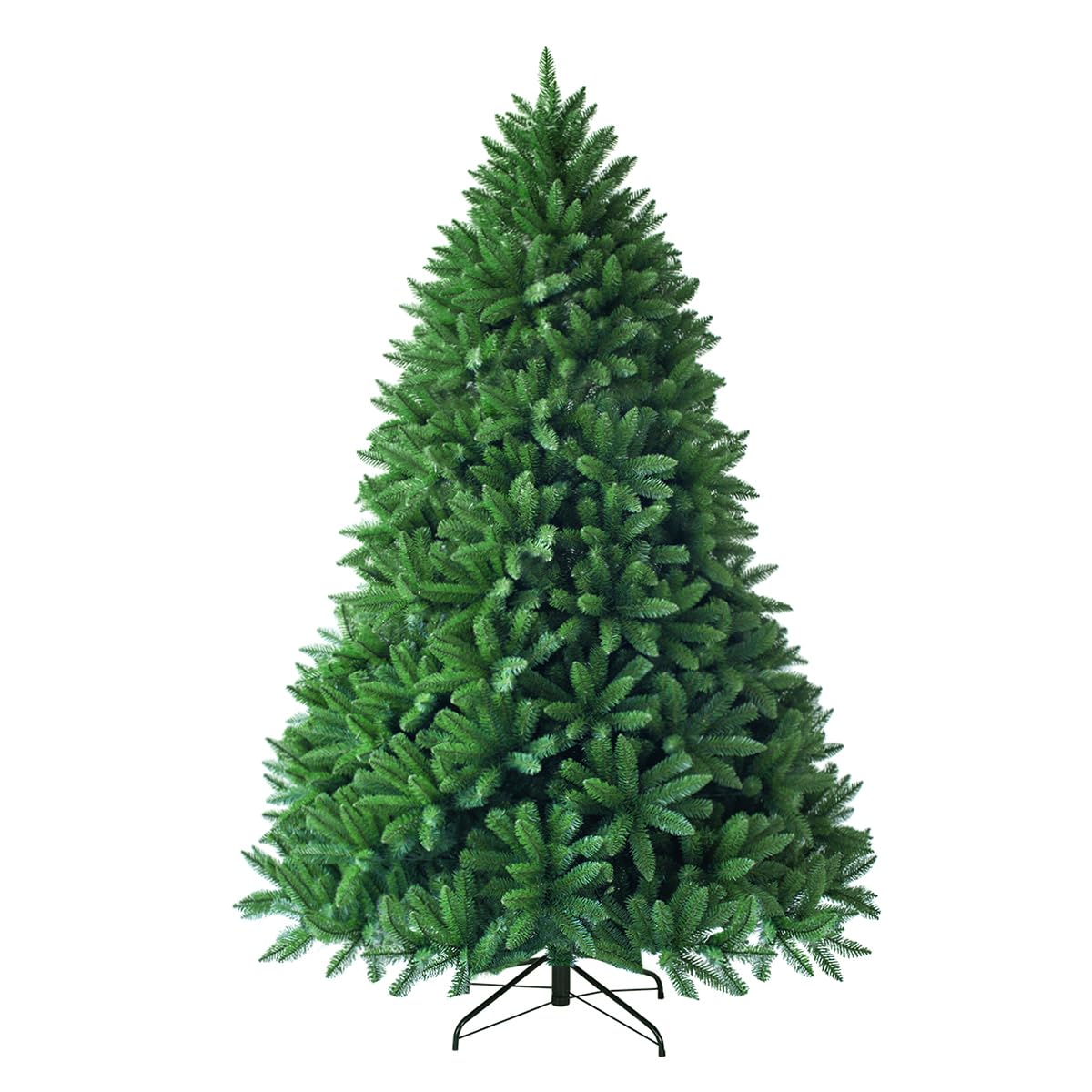 5FT Pre-lit Christmas Tree, Artificial Green Xmas Trees with 8 Lighting Modes, Foldable Metal Stand