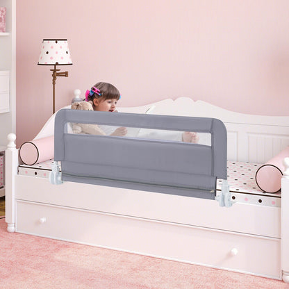 Bed Rail for Toddlers, 100cm Foldable Safety Beds Guard with Strap