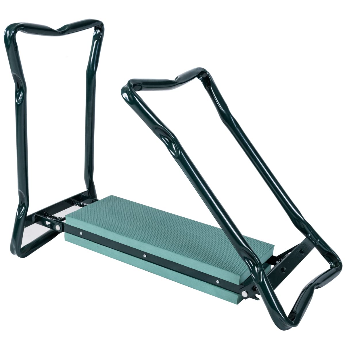 GiantexUK Garden Kneeler and Seat, Folding Garden Kneeling Stool with 1/2 Detachable Tool Pouches