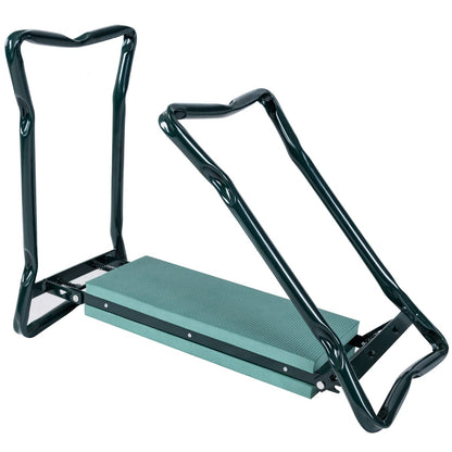 GiantexUK Garden Kneeler and Seat, Folding Garden Kneeling Stool with 1/2 Detachable Tool Pouches